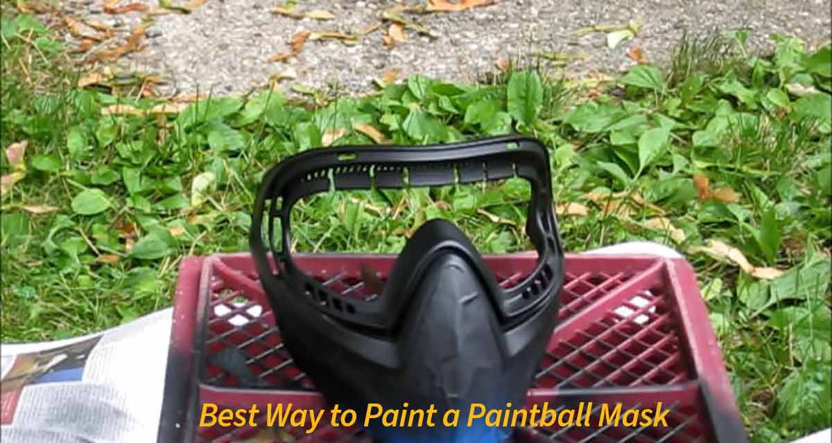 how to paint a paintball mask