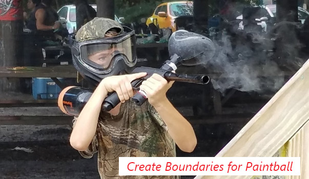 Create Boundaries for Paintball


