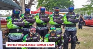 How to Find and Join a Paintball Team