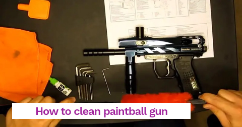 how to clean paintball gun